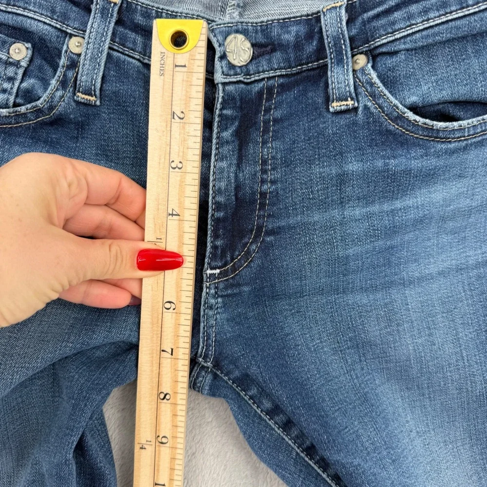 AG Adriano Goldschmied Stilt Cigarette Leg Jeans Blue Women's Size 29R - Picture 12 of 14